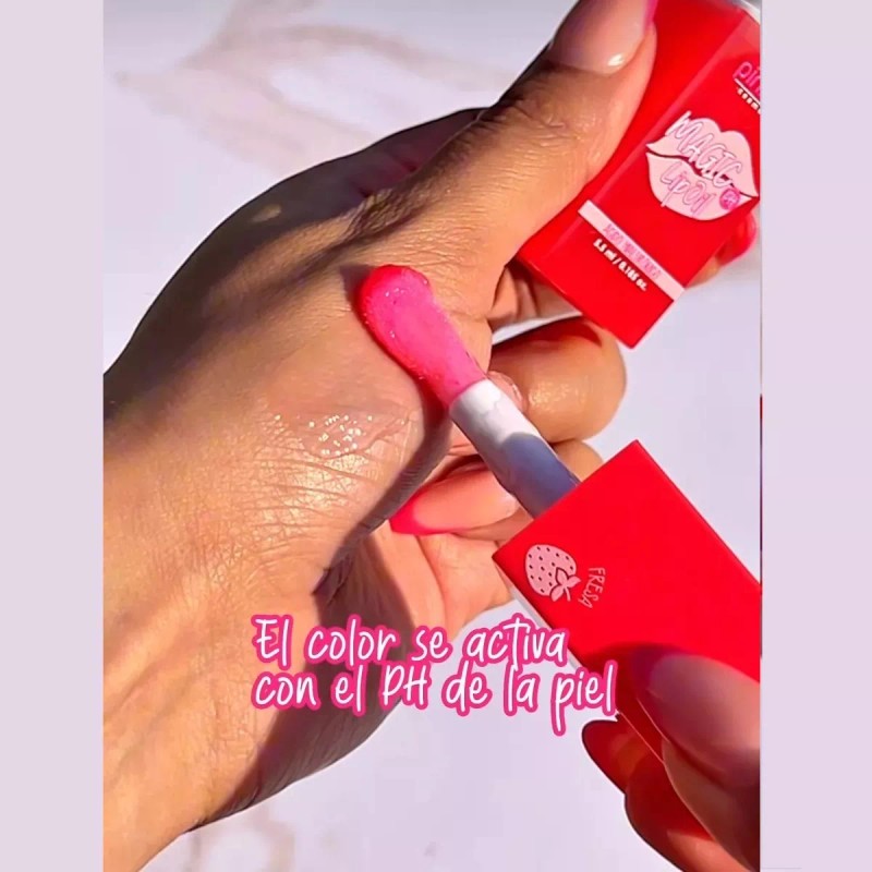 Pink Up Brillo labial Pink Up Magic lip oil color