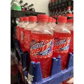 Mountain Dew Star Spangled Splash 20 OZ NEW LIMITED EDITION AMERICA SUMMER 2024