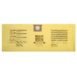 AirX Filters Replacement for 15-22 Gallon Filter Bags for Shop-Vac Vacuums, 5-Pack