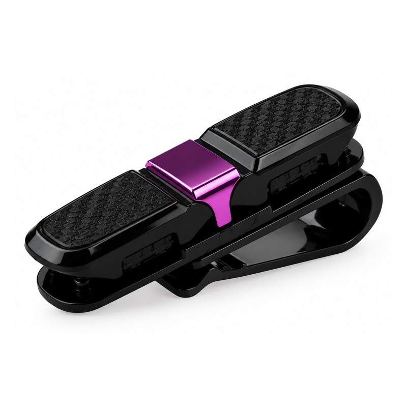 Car Eyeglass Holder for Driving – 80° Rotating Multifunctional Clip