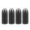 10 Pieces M12 Carbon Steel Thread Ball Black Spring Plungers