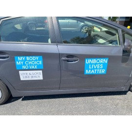 Custom Live & Love Like Jesus (magnetic car sign)