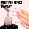 TOMICCA UV Nagellack Rose, 8ml Gel Nagellack, UV LED Soak