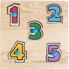Rompecabezas de Madera con pija para niños pequeños - Números