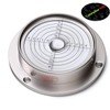 Large Flanged Metal Circular Angle Spirit Bubble Degree Level (Green