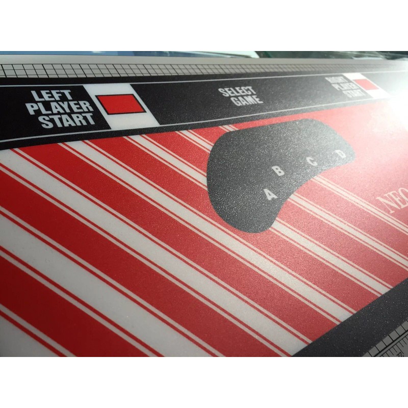 Neo Geo Arcade Control Panel Overlay (CPO) - 23.6 x