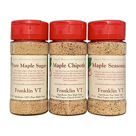 Vermont Maple Sampler (Maple Rub, Maple Chipotle, Maple Sugar)