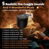 Fireplace Crackler Sound Box for Electric Fireplace with Remote Control,