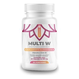 Multivitamínico De Mujer Vitaminas 90 Cápsulas Sabor Sin Sabor