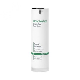 UnKnown Blanc Nature 1+1 Snail Trace Cream with Highly Concentrated Cica 60ml x 2 / 블랑네이처 1+1 고농축 시카 넣은 달팽이 흔적크림 60ml x 2개