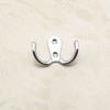 Yesmin 2 Pcs Double Prong Robe Hooks, Dual Coat Hooks