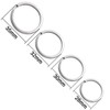 [AMUU] Flat Key Ring, Keychain, Ring, Set of 60, 28mm,