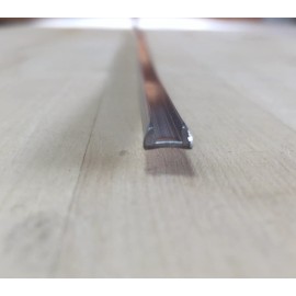 Cascade metals 1/8 U Lead Came (6 feet)  border lead came - Stained Glass Supplies RU90