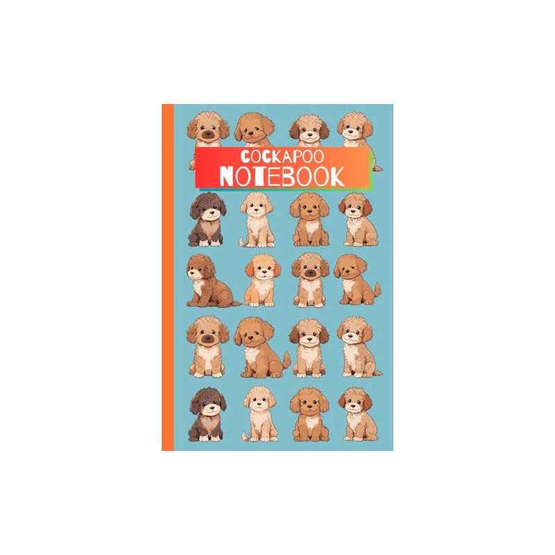 Composition Cockapoo Notebook: Cute Journal for Dog Lovers | 120