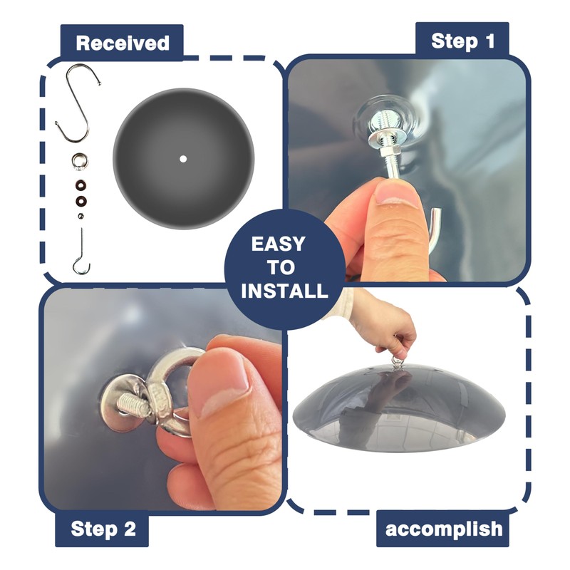 andergi 13" Bird Feeder Rain Guard, Hummingbird Feeder Shade Dome