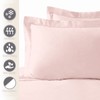 Pizuna 100% Cotton Standard Pillowcases 2 Pack Light Pink 50x75cm,