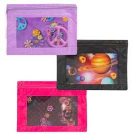 Idena 22063 Pencil Case with 3D Design Mäppche 27 Pencil Case – Assorted Colours/Multi-Coloured