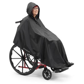 Staveley Wheelchair Cape Poncho Waterproof | Lightweight Adult Mobility Rain Cape | Protection for Wheelchair & Electric Wheelchair Users