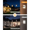 Pesken Outdoor String Lights, 54FT(15+1) ST38 Patio Lights Waterproof IP65