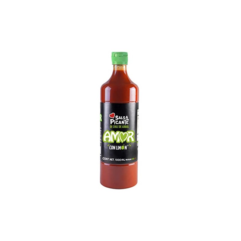 Amor Hot Sauce with Lemon 33 Oz ( Pack of