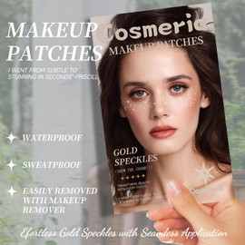 Cosmeria Face Tattoo Glitter Freckles, High Quality and Waterproof, Easy to Use for Parties and Festivals of All Types