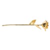 24K Gold Plated Rose Clear Texture Romantic Exquisite Long Lasting