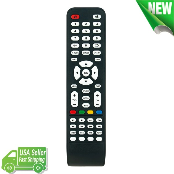 For Supersonic New Replaced Remote for Supersonic TV SC-1511 SC-4314K