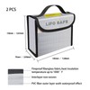 IANDAIROK 2PCS 185 * 75 * 150mm Lipo Battery Safe