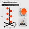 AR500 Dueling Tree Target Kit, 6pcs 4" x 1/4" Steel