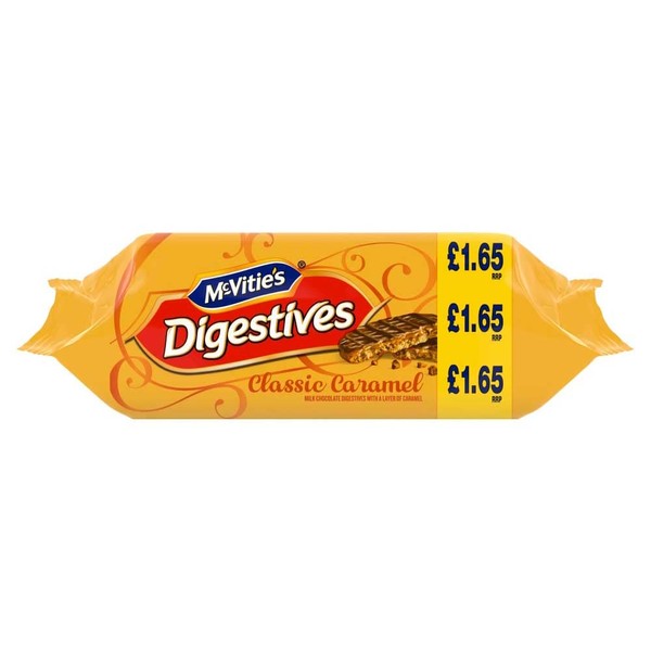 McVities Biscuits (McVities Caramel Digestives) 15 x 250g