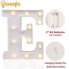 Pooqla LED Marquee Letter Lights Sign, Light Up Alphabet Letter