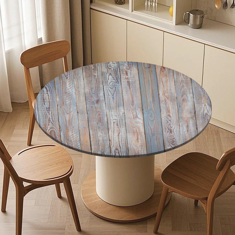 Odot Washable Tablecloth Round 70 cm, Elastic Lotus Effect Tablecloth