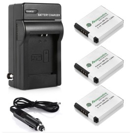 For Canon NB-11L NB-11LH Battery / Wall Charger for Canon PowerShot ELPH 180 ELPH 190 IS - 2 pc NB-11L Battery