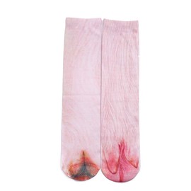 xywlwoer Animal Paw Socks Crazy Pig Paw Socks Novelty 3D Animal Socks Funny Gag Gifts for White Elephant Gift Exchange