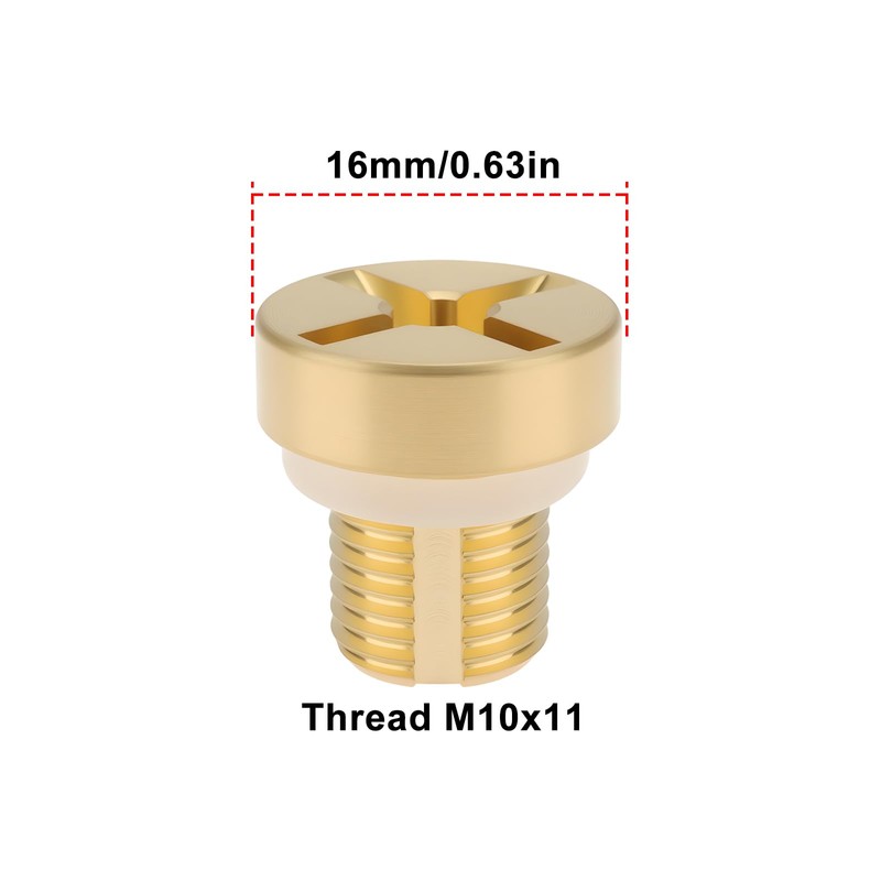 LT Easiyl 2PCS Brass Coolant Radiator Bleed Screw LR150067 LR034624