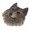 3D Animal Head Statue Resin Wall Decor Realistic Wildlife Sculpture