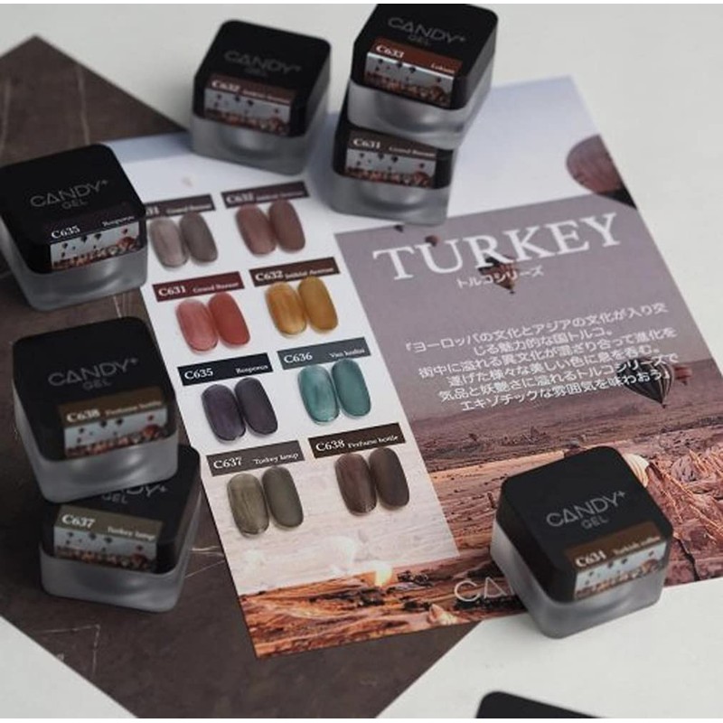 CANDY+ Color Gel C631 4g Grand Bazaar UV/LED Compatible