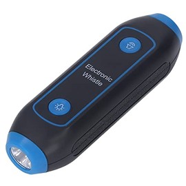 Asixxsix Silbato Electrónico Funciona Pilas 3 Tonos 3 Niveles de Volumen Silbato sin Soplado Cordón de Luz LED Silbato de Emergencia de Alto Volumen para Entrenadores árbitros (Azul) 0izdum14fg-13