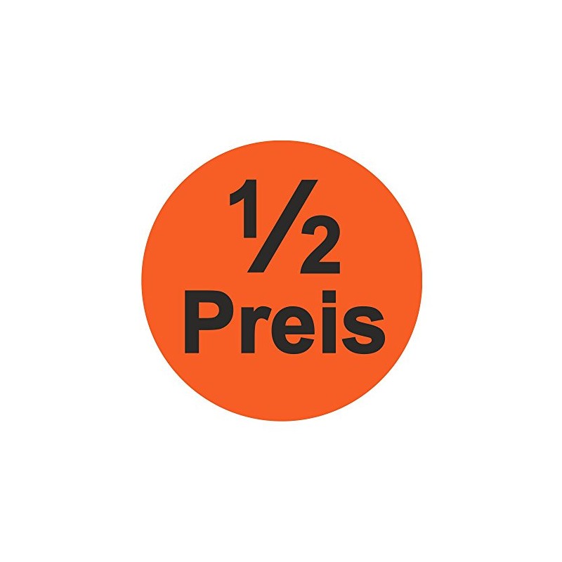 Special Offer Labels Diameter 30 mm Bright Red Pack of