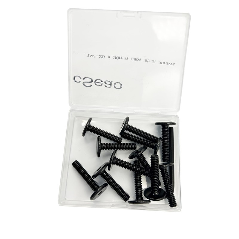 cSeao 1/4"-20 x 1.18 Inches Joint Connector Bolts, 12 Pack,