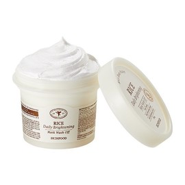 Skin Food 본사직영 라이스 데일리 브라이트닝 마스크 워시오프 Headquarters Direct Rice Daily Brightening Wash-Off Mask