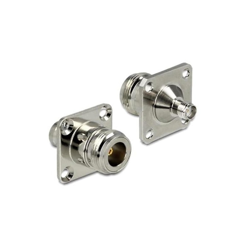 Delock Adapter N Female to SMA Female to Einbau