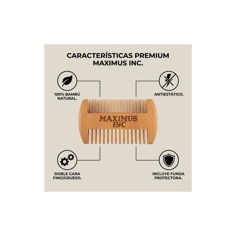 Peine De Barba Y Bigote Funda Para Barba Bigote Y