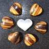 Zenergy Gems Selenite Charged Hand-Carved Natural 1.5" Golden Yellow Tiger