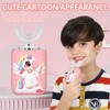 ELOTAME Kids Electric U Shaped Toothbrush Unicorn Rechargeable Sonic Toothbrush