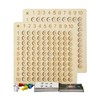 Asweets 2 in 1 Wooden Montessori Multiplication Addition Board Game