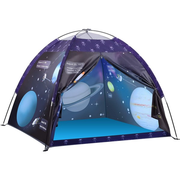 Kids Tent, Exqline Large Space Play Tent for Boys and Girls, Indoor Galaxy Dome Pop Up Kids Tent, Playhouse, Portable Outdoor Garden Tent