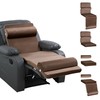 HOMBYS 5-in-1 Recliner Seat Cushion for Elderly+Lumbar Support Pillow +