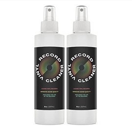 Impresa Record Cleaning Solution Refill Spray - 2-Pack, 8 oz Each - Removes Dirt, Debris & Static - Vinyl Cleaner Spray for Enhanced Sound Clarity