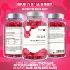 Biotin 5000mcg Hair, Skin and Nail Growth Support Gummy Supplement